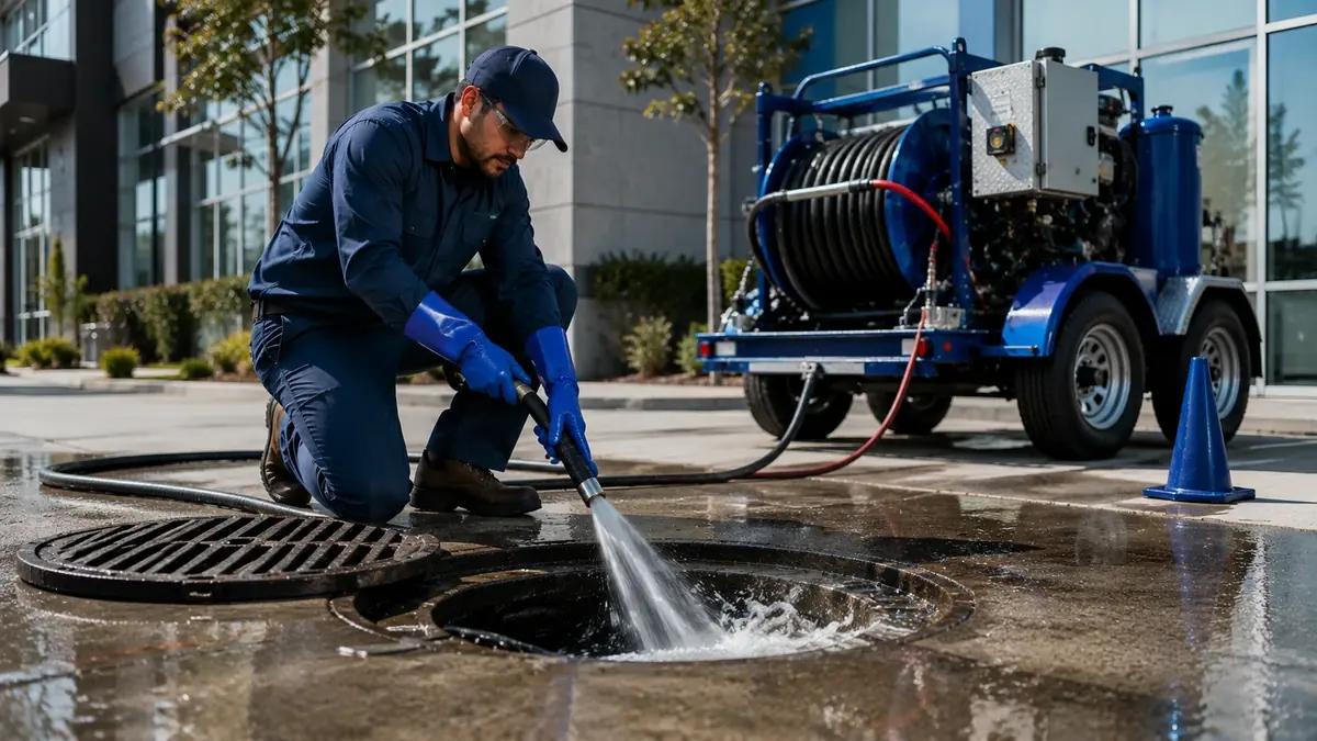 Commercial Hydro Jet Drain Cleaning in Firebaugh