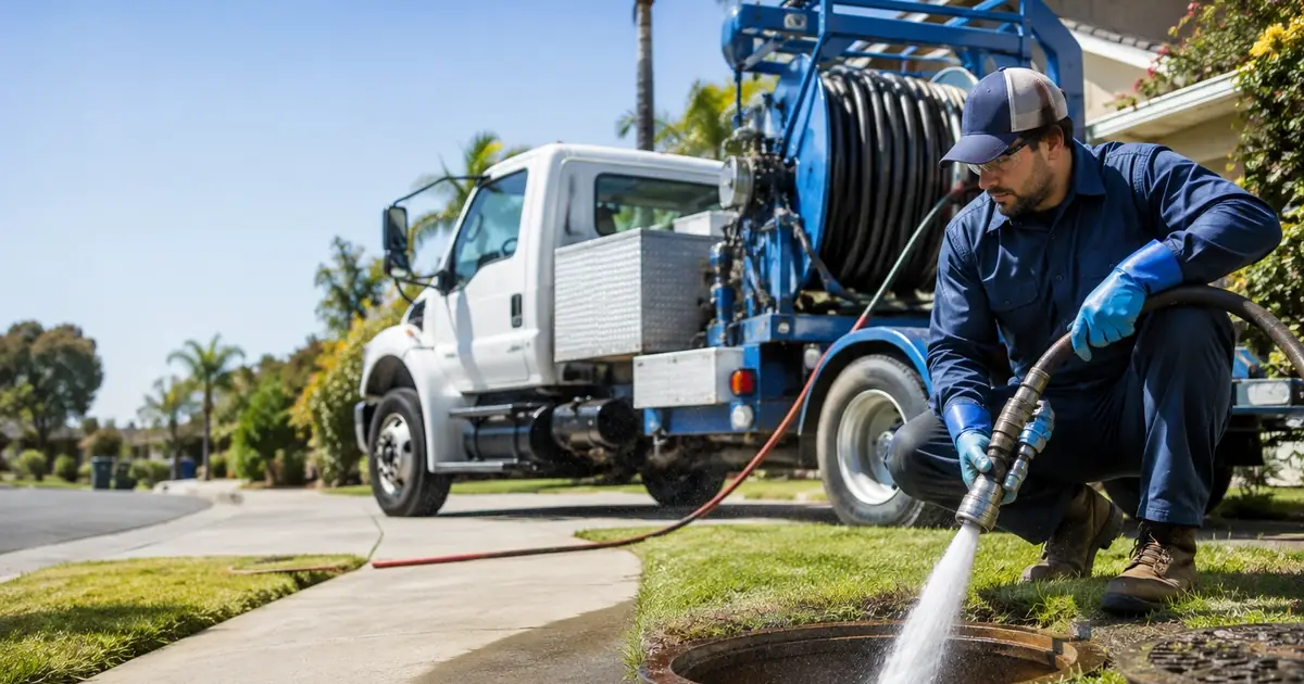 Hydro jet sewer cleaning Firebaugh