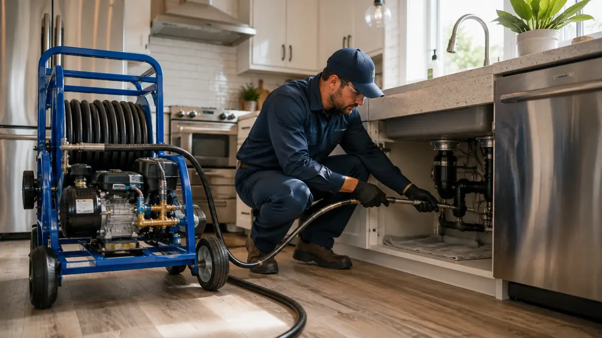 Kitchen Drain Hydro Jetting in Firebaugh