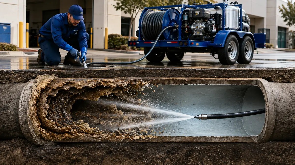 Sewer Pipe Descaling in Firebaugh